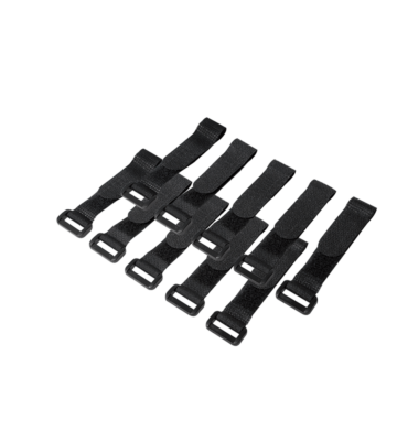 Kabelriem zwart - 10 stuks