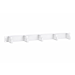 1U metalen rangeerpaneel - kabelhouder 19 inch, wit