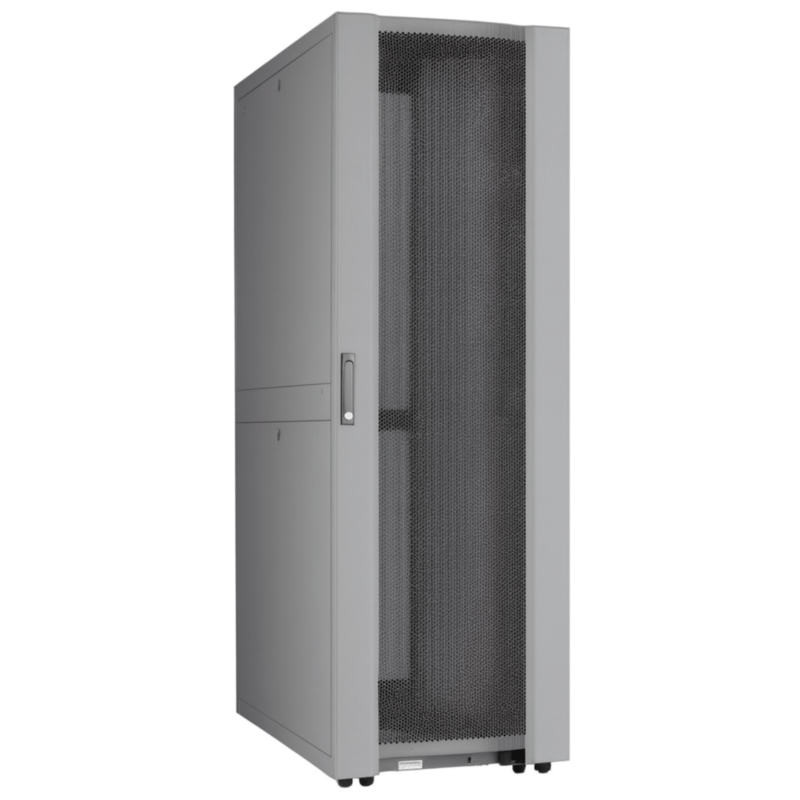 42U Datacenter patchkast met geperforeerde deur 800x1000x2000mm (BxDxH) Grijs