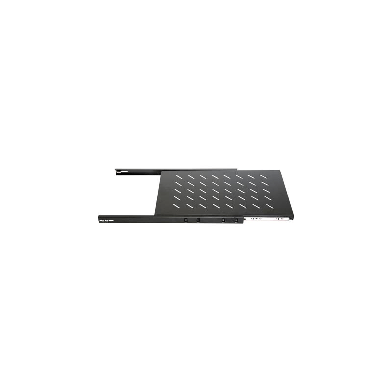 1U uitschuifbaar legbord voor 19" patchkasten van 800 mm diepte, Max 18KG.