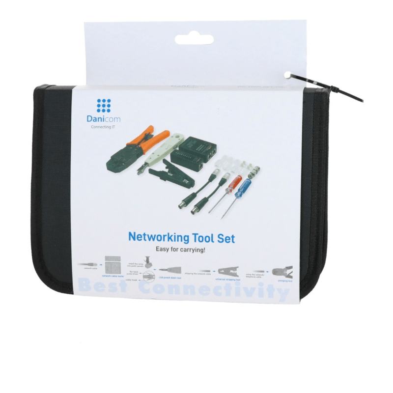 Netwerk toolset professional in draagetui