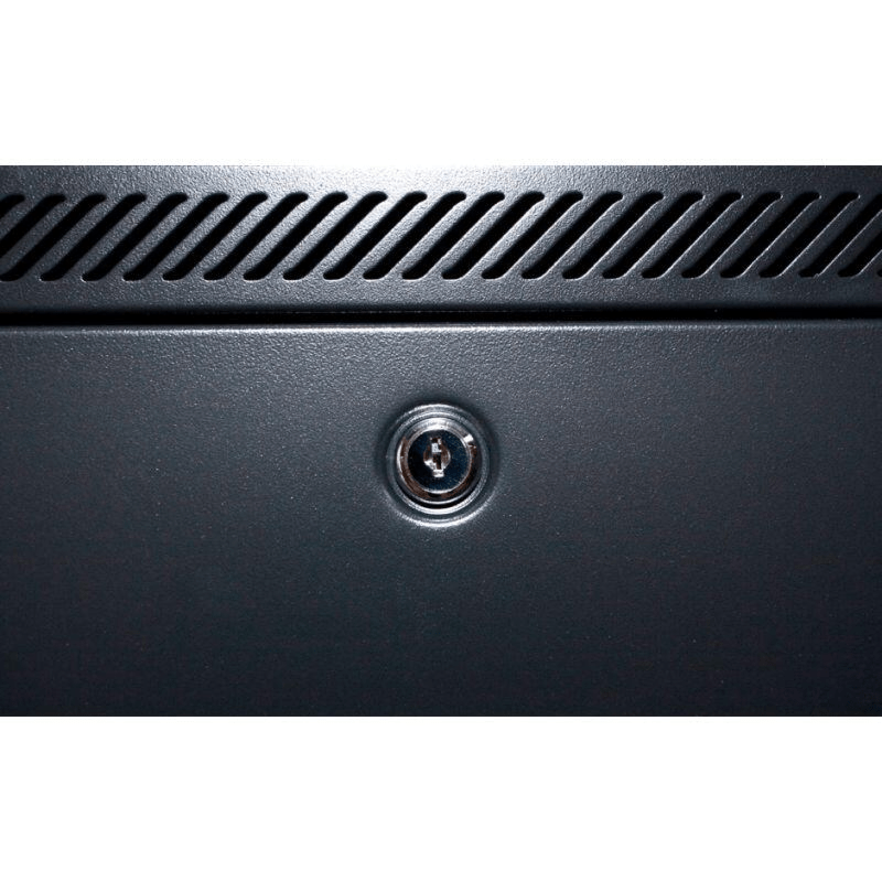 6U wandkast met metalen deur 600x600x368mm (BxDxH)