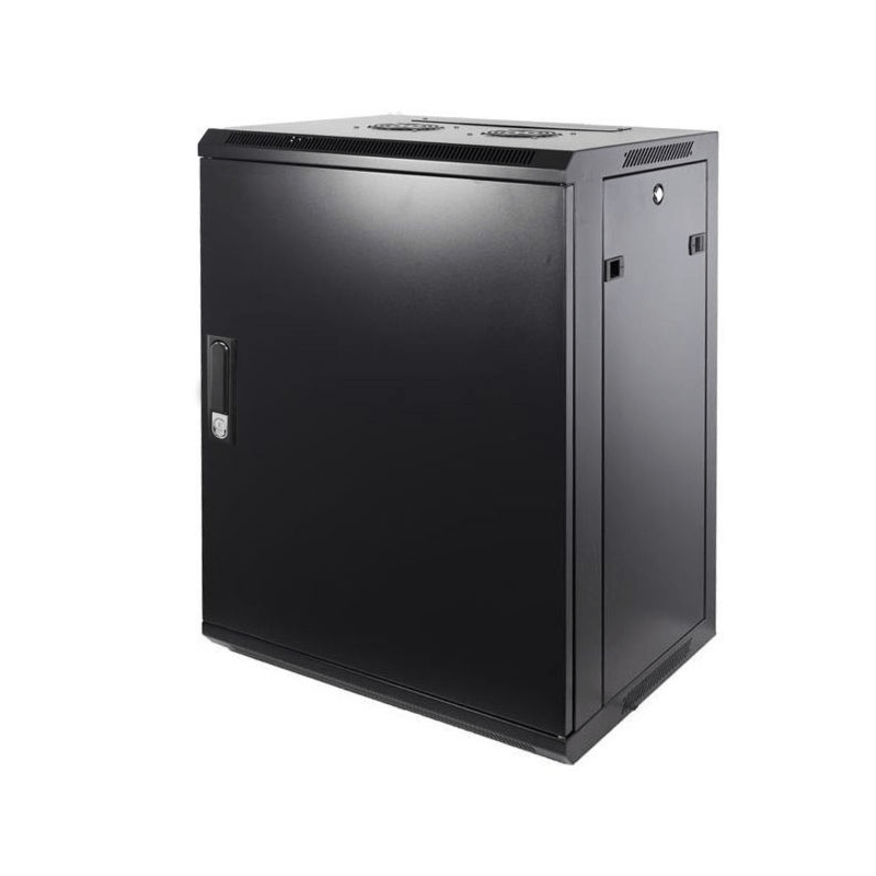 12U wandkast met metalen deur 600x450x635mm (BxDxH)