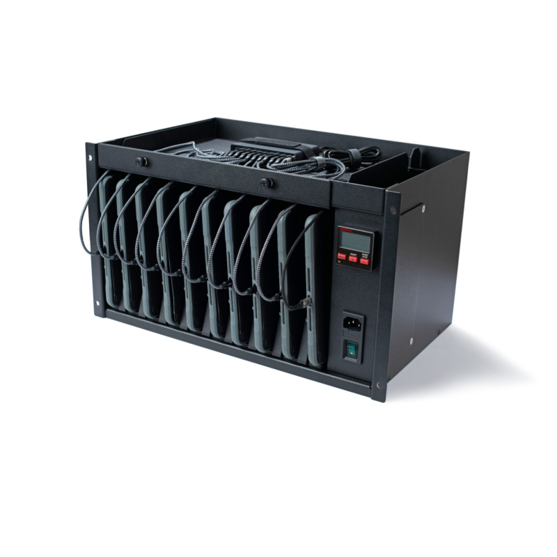 19 inch laptopkast met scalergy-tab voor 10 devices tot 11 inch
