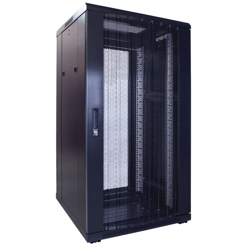22U patchkast met geperforeerde deur 600x600x1200mm (BxDxH)