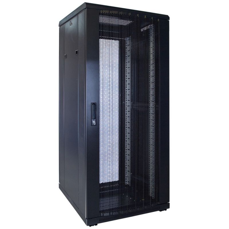 27U patchkast met geperforeerde deur 600x600x1400mm (BxDxH)