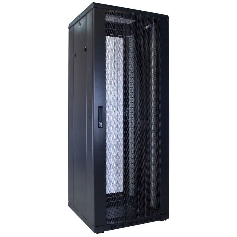 32U patchkast met geperforeerde deur 600x600x1600mm (BxDxH)