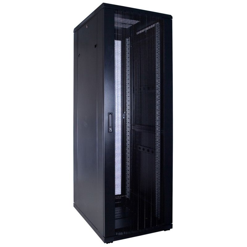 37U patchkast met geperforeerde deur 600x800x1800mm (BxDxH)