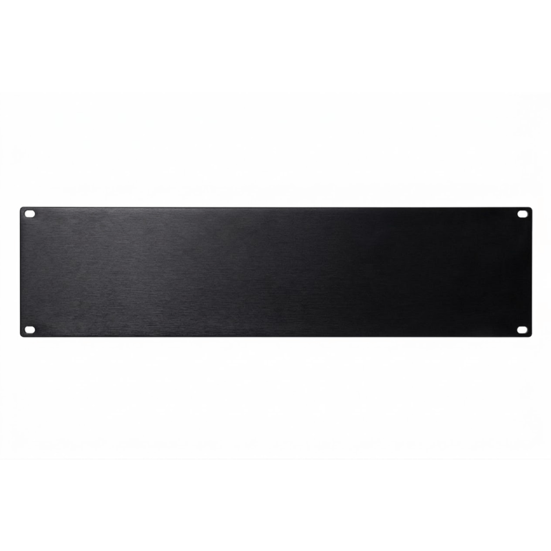 3U 19 inch afdekpaneel in het zwart