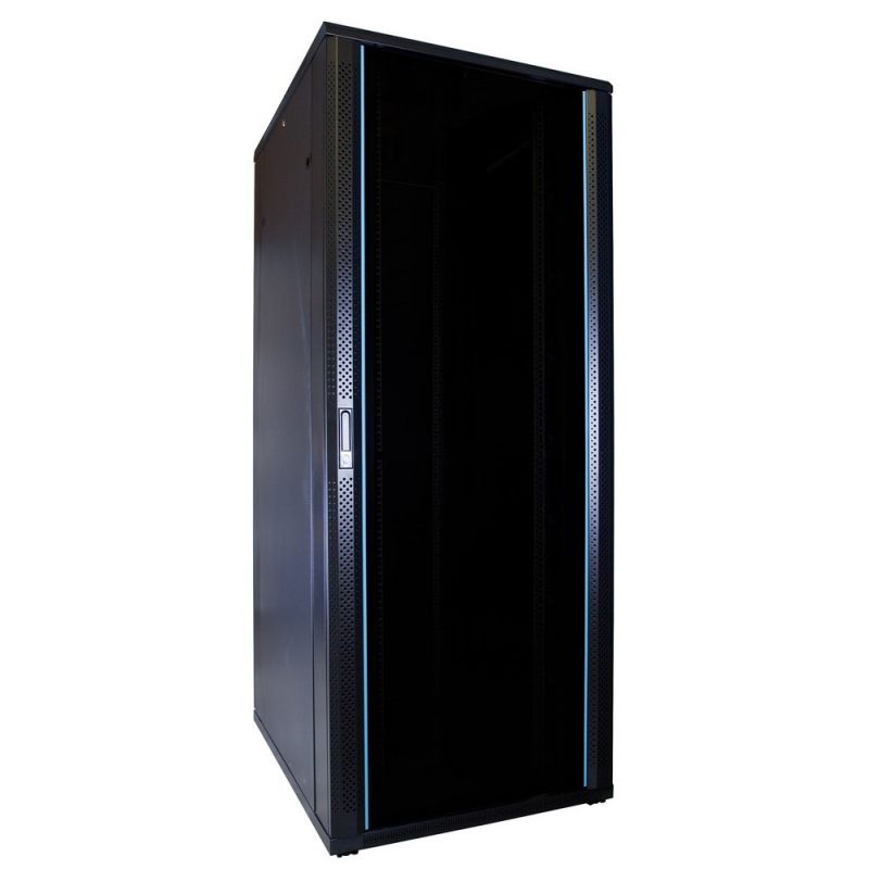 42U patchkast met glazen deur 800x1000x2000mm (BxDxH)