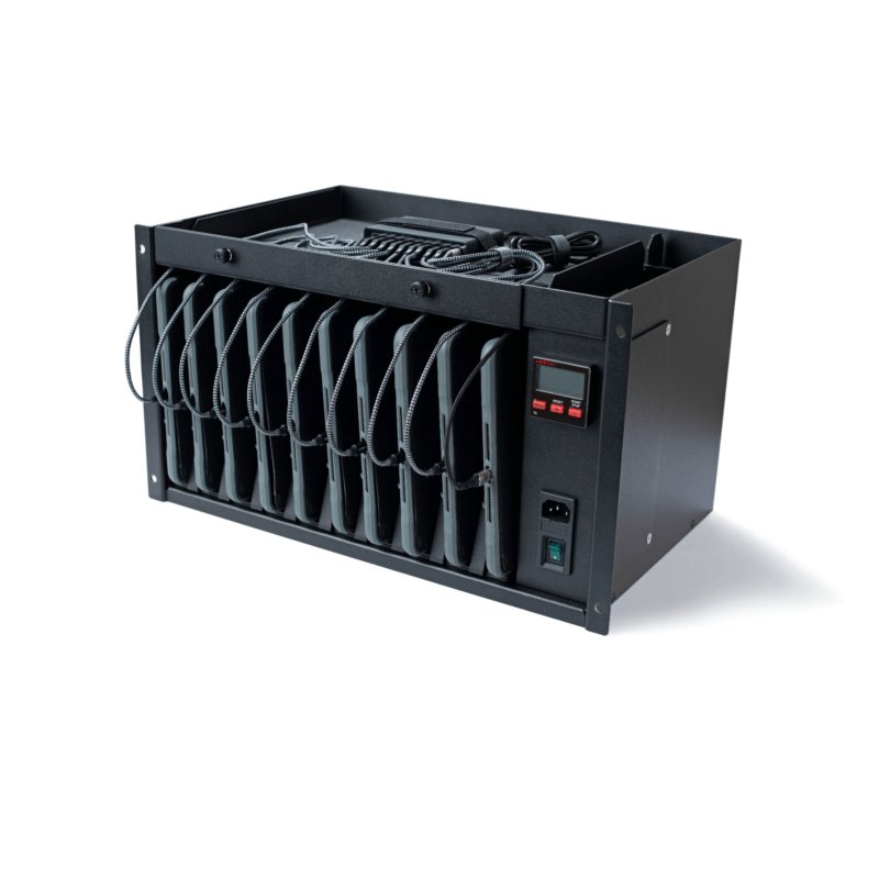 19 inch laptopkast met scalergy-tab voor 10 devices tot 11 inch  