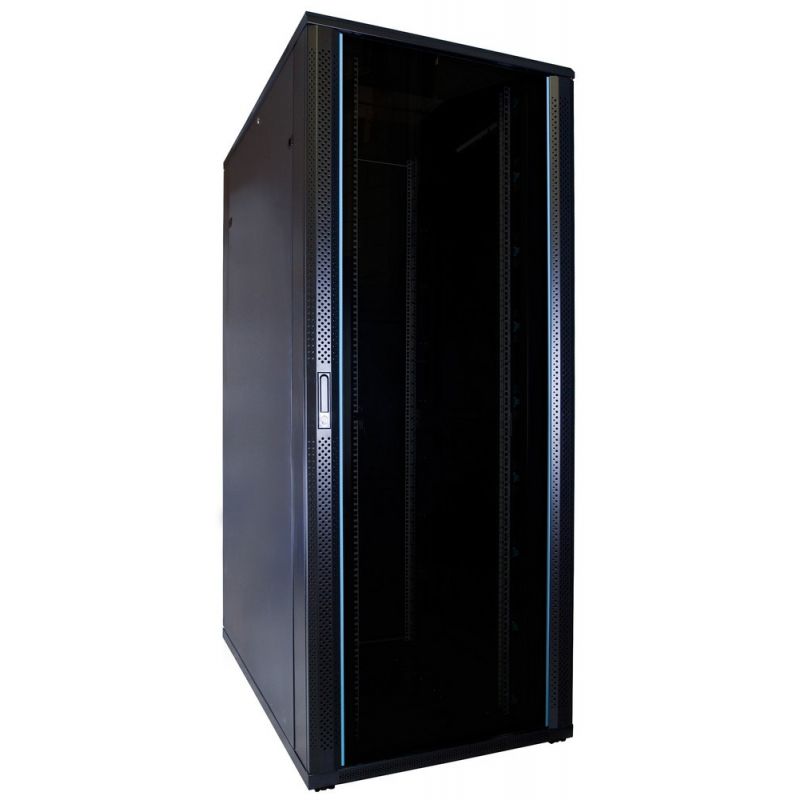 42U patchkast met glazen deur 800x1200x2000mm (BxDxH)