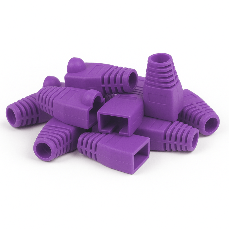 DANICOM RJ45 Kabeltule Paars - 10 stuks