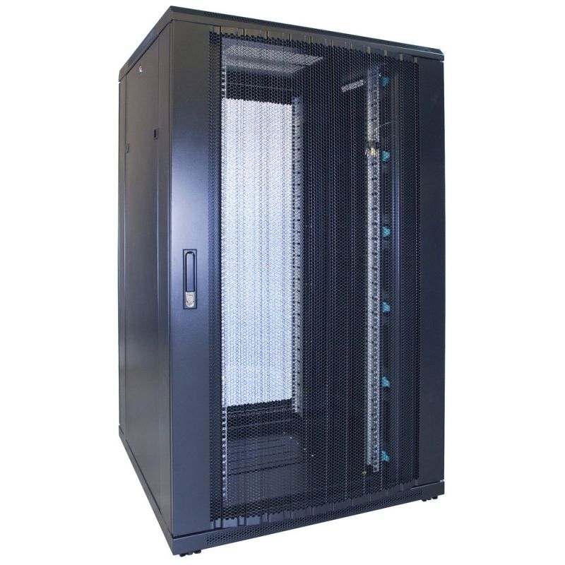 27U patchkast met geperforeerde deur 800x800x1400mm (BxDxH)