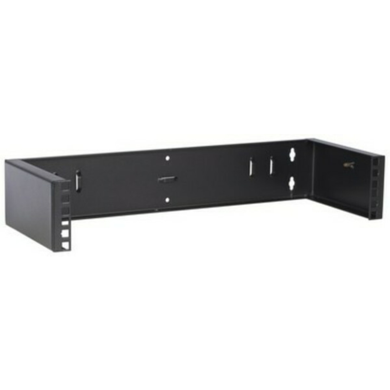 2U wall mount bracket zonder scharnieren 520x180x120mm (BxDxH)