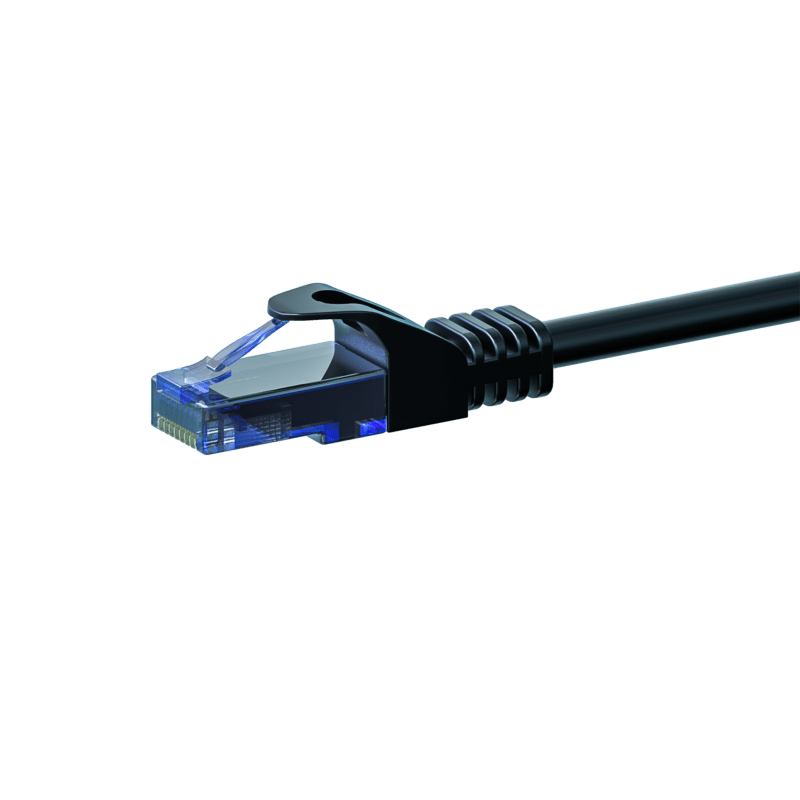 UTP CAT6a patchkabel 2m zwart - 100% koper