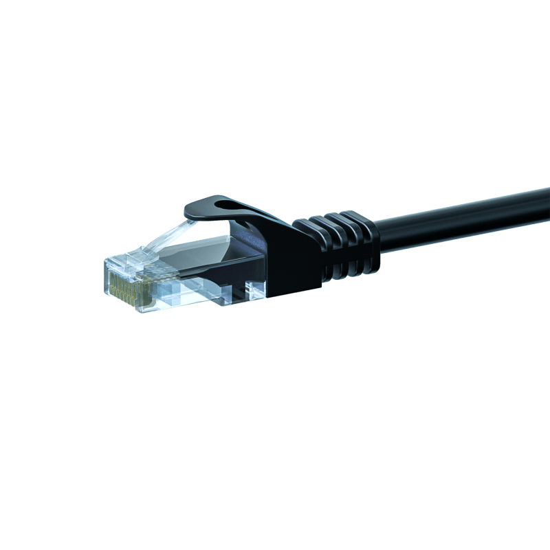  UTP CAT5e patchkabel 20m zwart - 100% koper