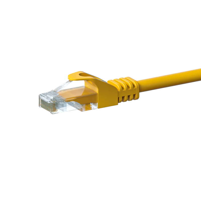 UTP CAT5e patchkabel 30m geel - 100% koper