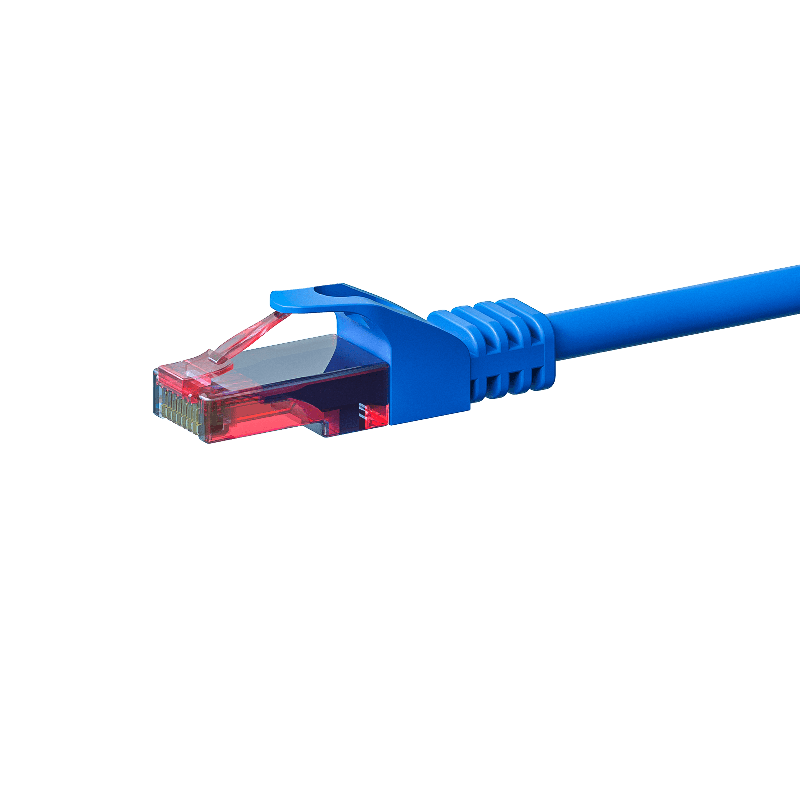 UTP CAT6 patchkabel 0,25m blauw - 100% koper