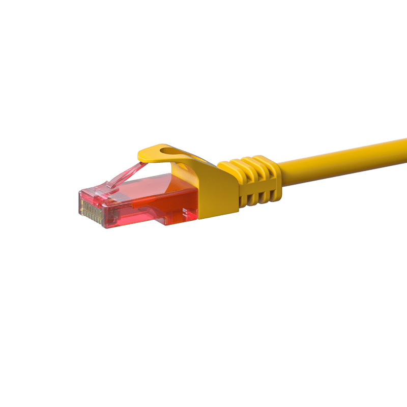 UTP CAT6 patchkabel 7,5m geel - 100% koper