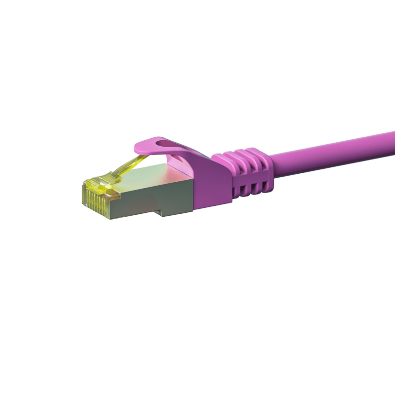 Cat7 S/FTP (PIMF) patchkabel 50m roze