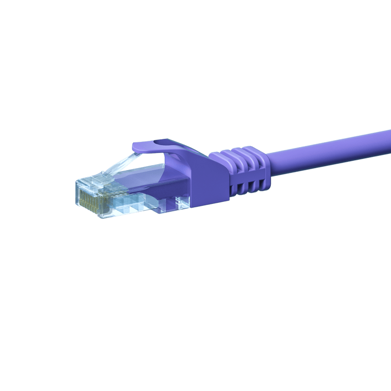 CAT5e UTP patchkabel 10m paars  - CCA