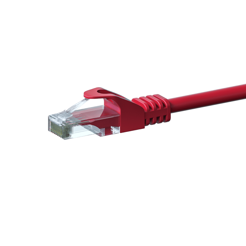 CAT6 UTP patchkabel 0,50m rood - CCA