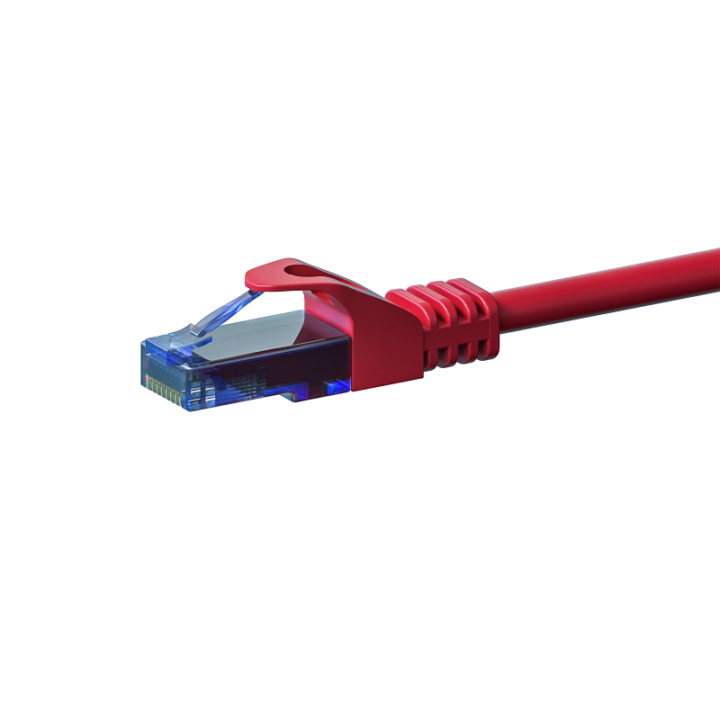 UTP CAT6a patchkabel 20m rood - 100% koper