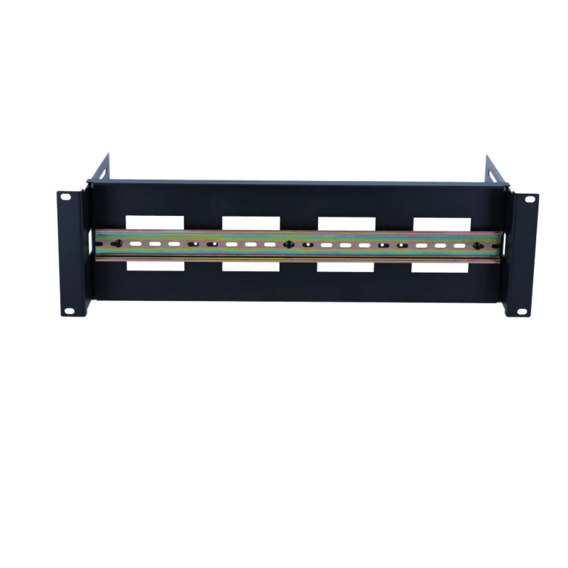 3U DIN rail voor 19 inch patchkasten