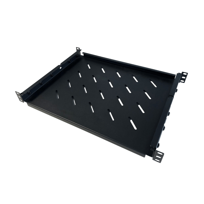 Verstelbaar legbord voor 550mm tot 790mm diepe patchkasten - 1U
