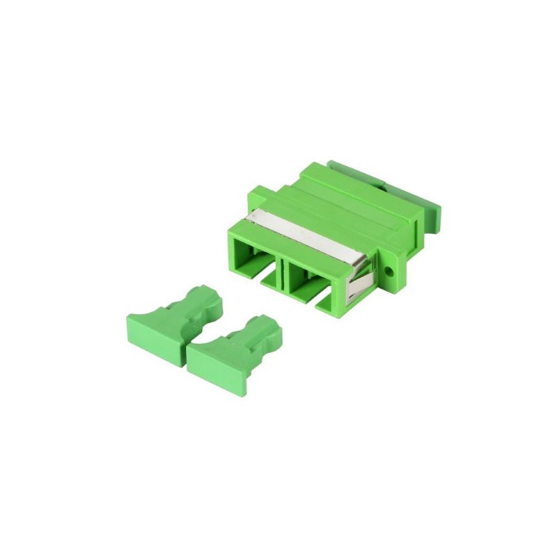 Singlemode adapter SC APC, duplex