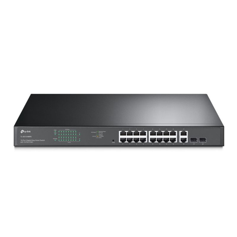 TP-Link 18-Poorts 1218 managed PoE smart switch