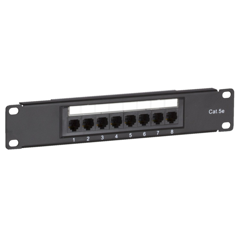 Patchpanel 10 inch Cat5e UTP - 8 poorts