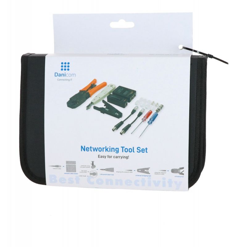 Netwerk toolset professional in draagetui