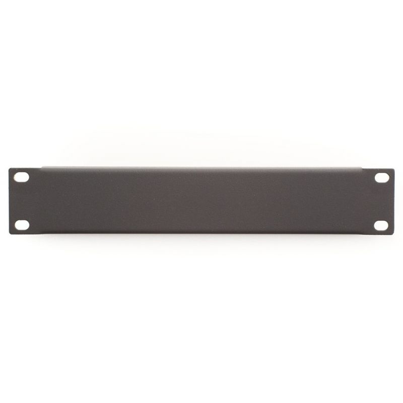1U 10 inch afdekpaneel in zwart