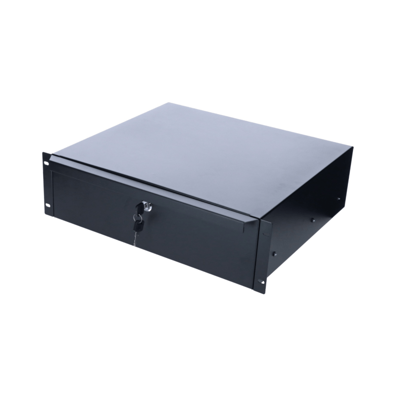19 inch - afsluitbare lade - 3U
