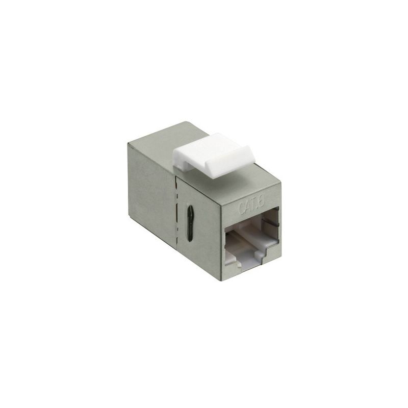 CAT6 STP Keystone Connector Grijs - RJ45