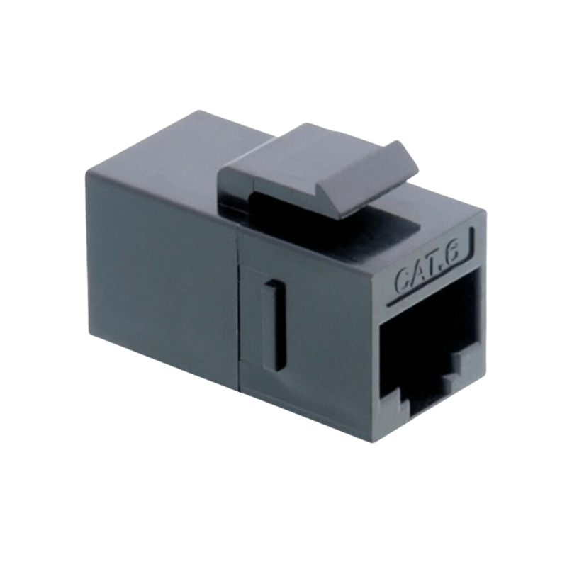 CAT6 UTP Keystone Connector Zwart - RJ45