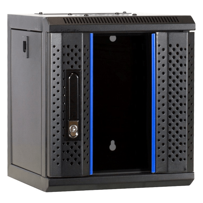 10 inch 4U patchkast met glazen deur 312x310x264mm (BxDxH)