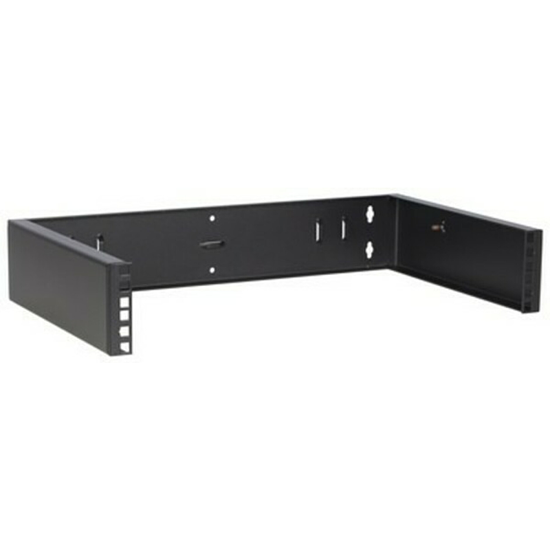 2U wall mount bracket zonder scharnieren 520x300x120mm (BxDxH)