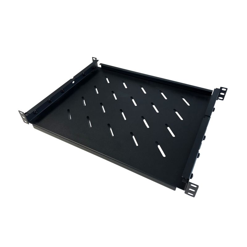 Verstelbaar legbord voor 350mm tot 600mm diepe patchkasten - 1U