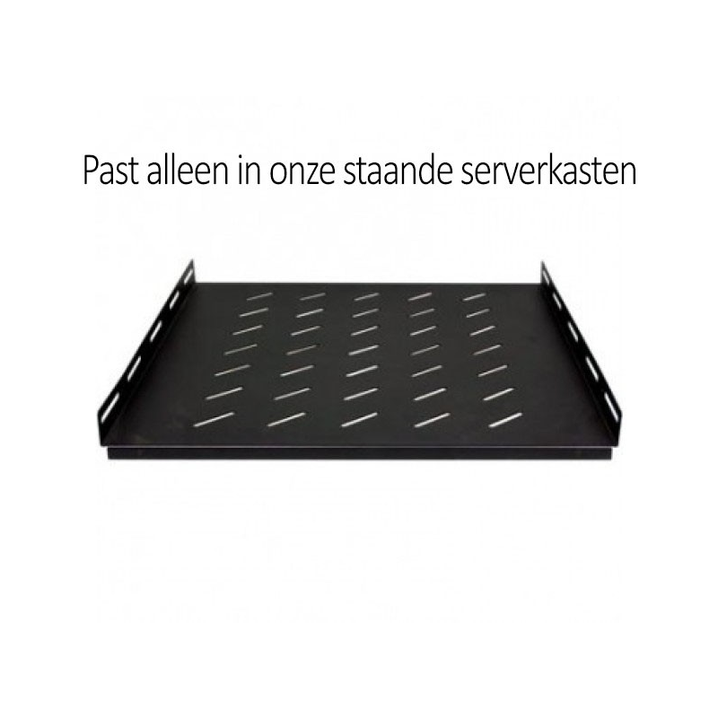 Zware lasten legbord voor 600mm diepe patchkast - 1U - 100 kg