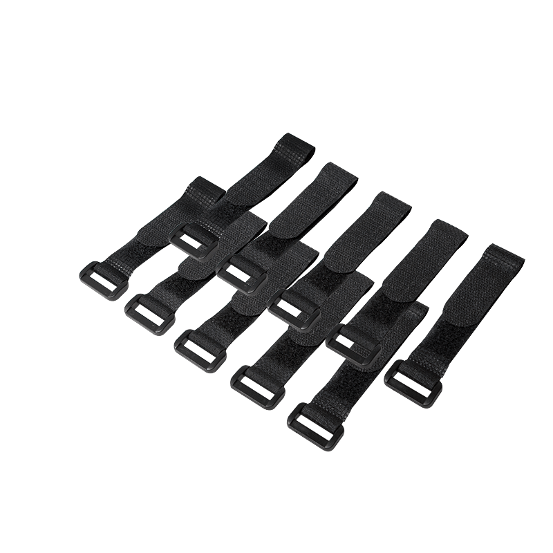 Kabelriem zwart - 10 stuks