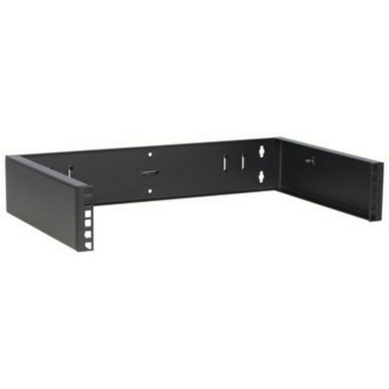 2U wall mount bracket zonder scharnieren 520x300x120mm (BxDxH)