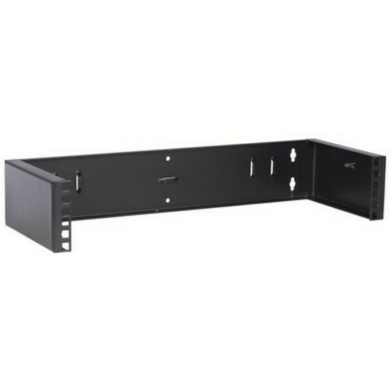 2U wall mount bracket zonder scharnieren 520x180x120mm (BxDxH)