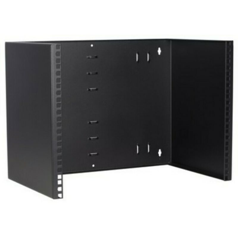 8U Wall mount 19" bracket voor patchkast, zonder scharnieren, (BxDxH): 520x 30.6 x 385mm