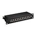 1U Patchpaneel 10 inch 12 poorts Cat6a STP Wit