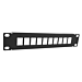1U Patchpaneel Keystone 10 inch 8 poort RJ45