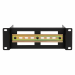 2U DIN rail voor 10 inch patchkasten