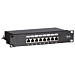 Patchpanel 10 inch Cat6 FTP - 8 poorts